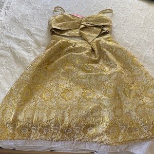 Two Piece Gold Lilly set